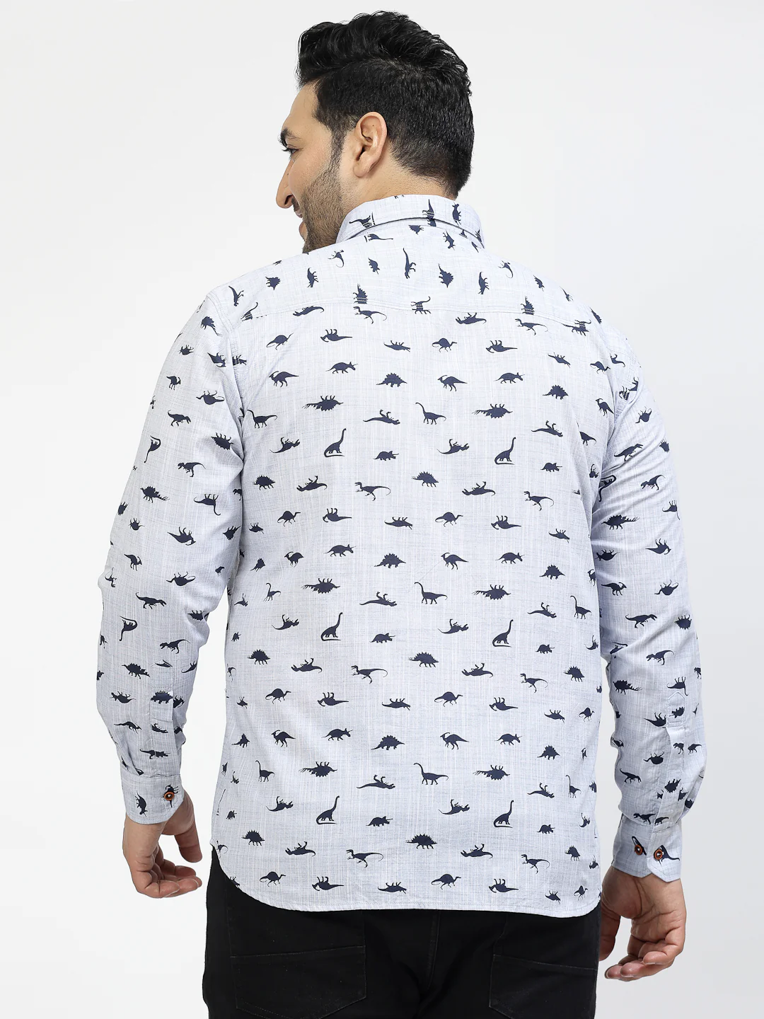 Plus Size  Conversational Printed Casual Shirt - Image 2