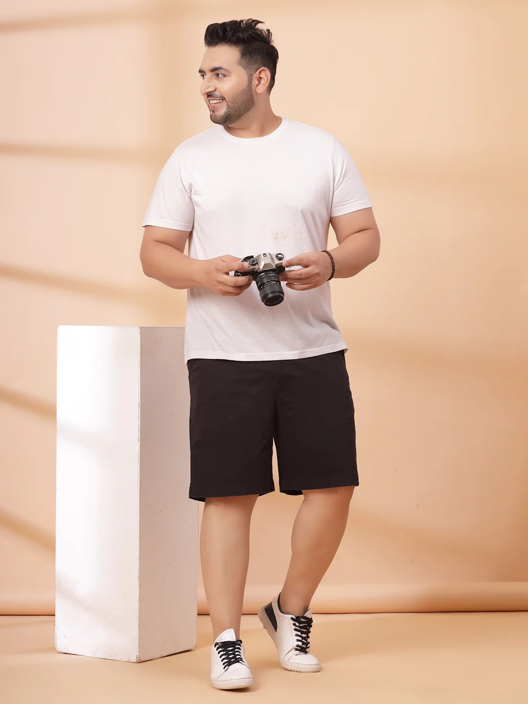 Plus Size Leisure Wear Bermuda Shorts - Image 7