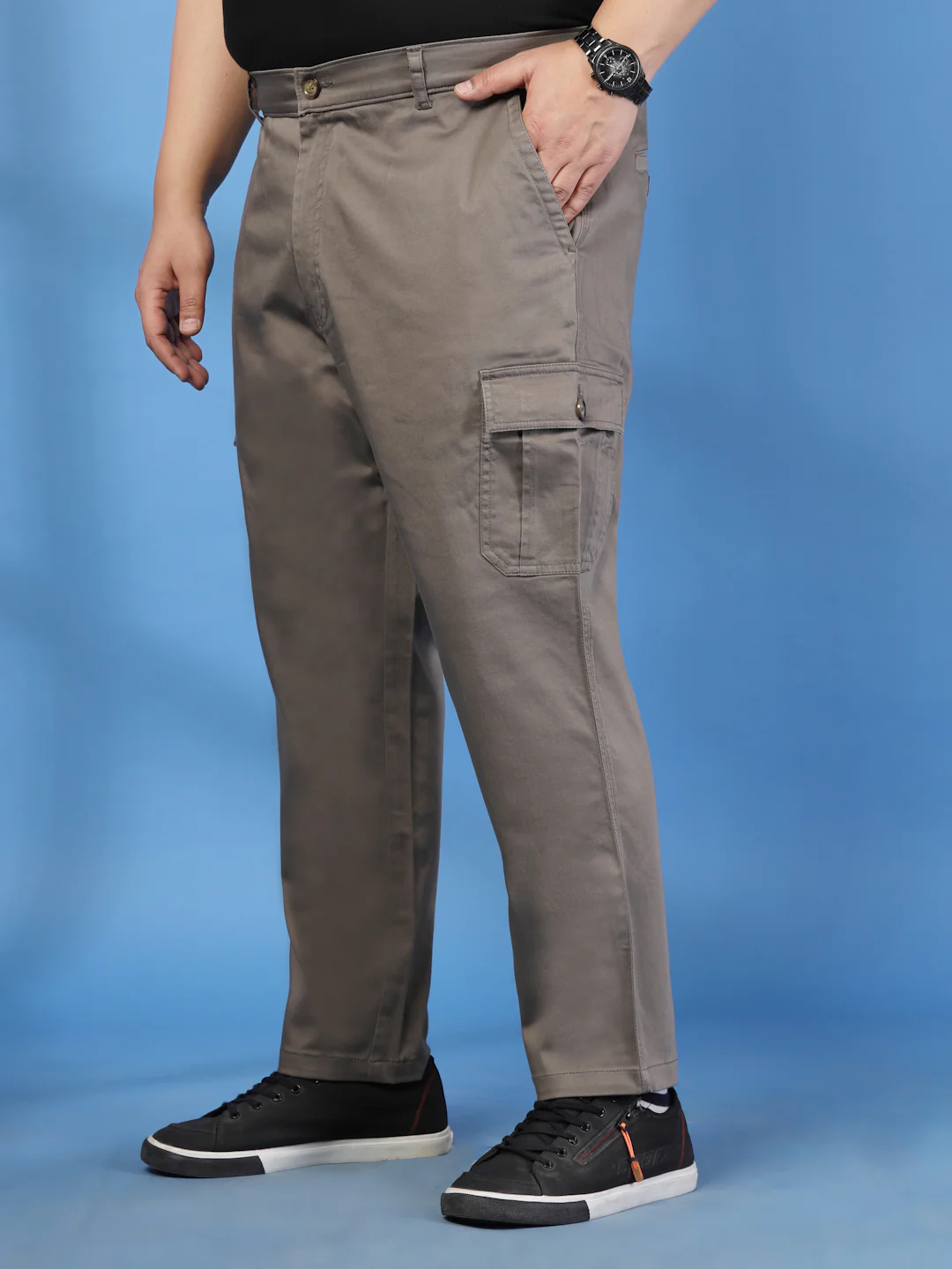 Plus Size Men Cargos Trousers - Image 5