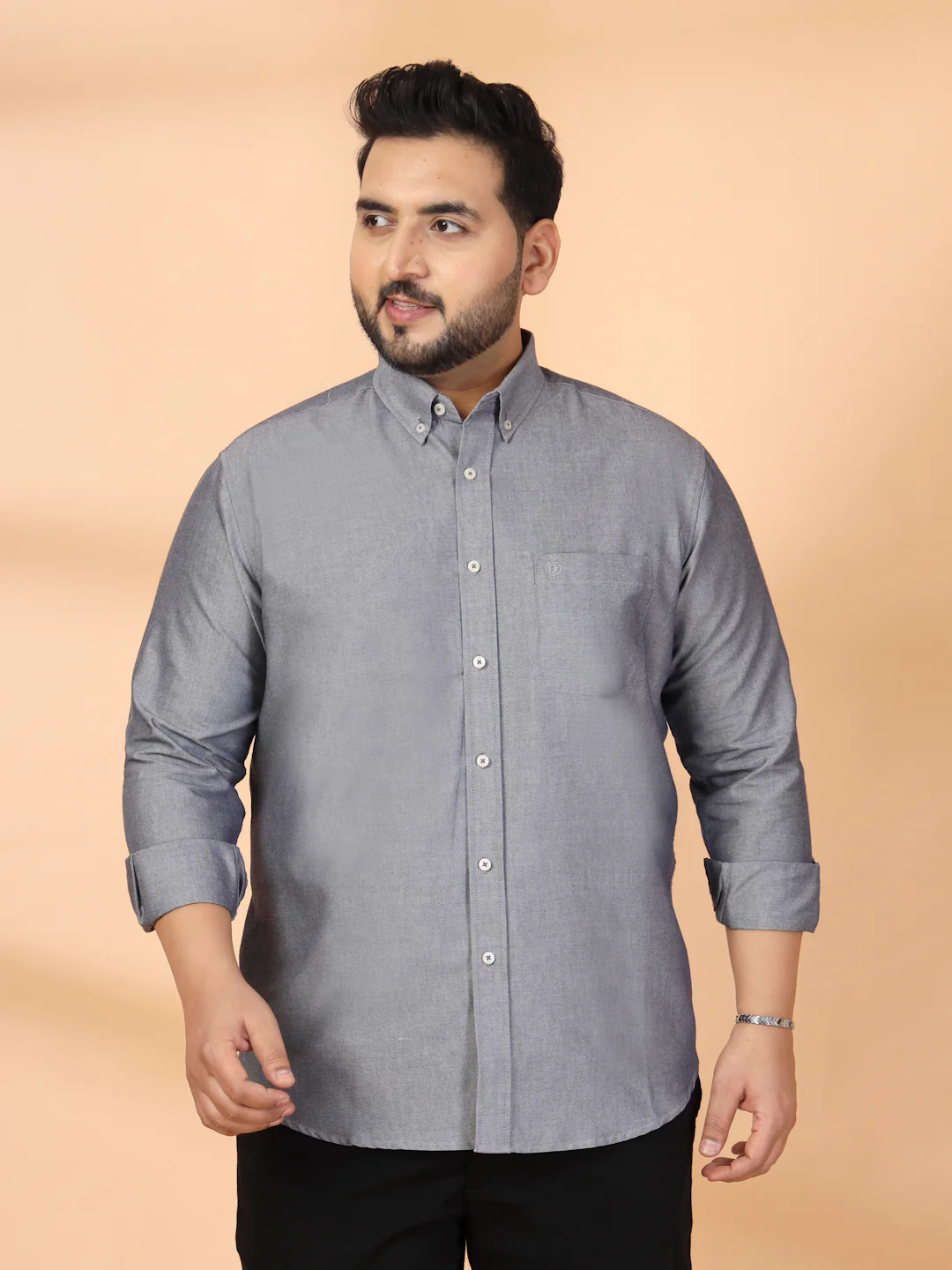 Plus Size Men Classic Casual Shirt
