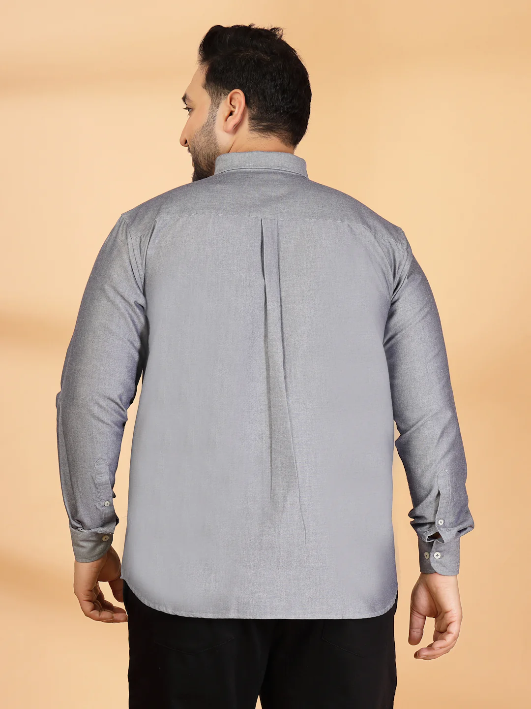 Plus Size Men Classic Casual Shirt - Image 2