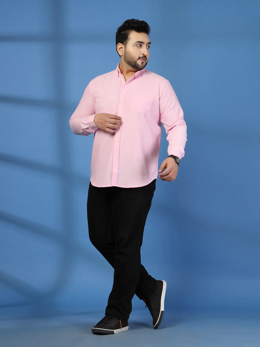 Plus Size Men Classic Casual Shirt - Image 3