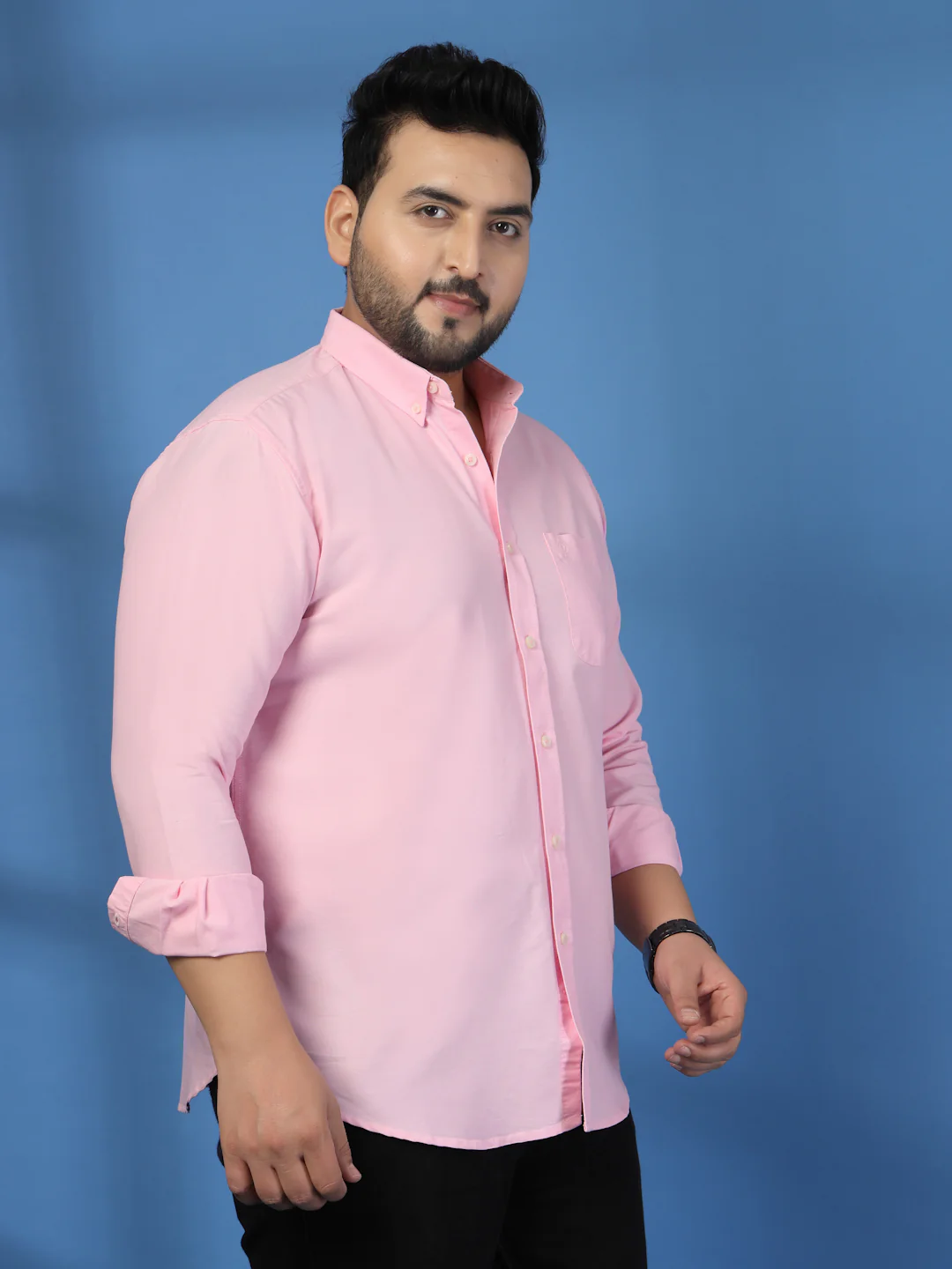 Plus Size Men Classic Casual Shirt - Image 6