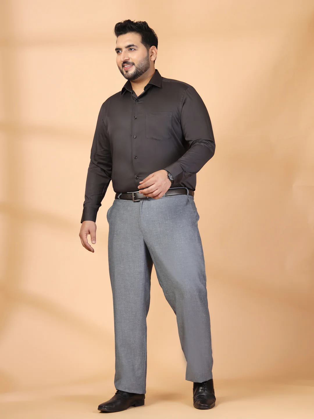 Plus Size Men Classic Formal Shirt - Image 7
