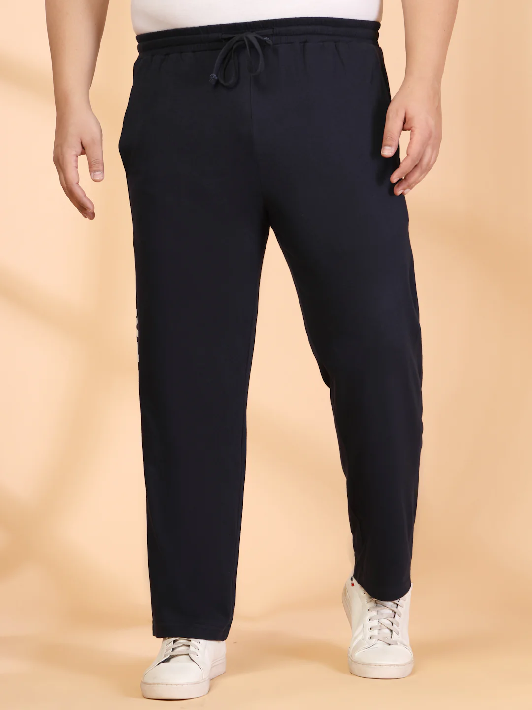Plus Size Men Mid-Rise Track Pants - Image 4