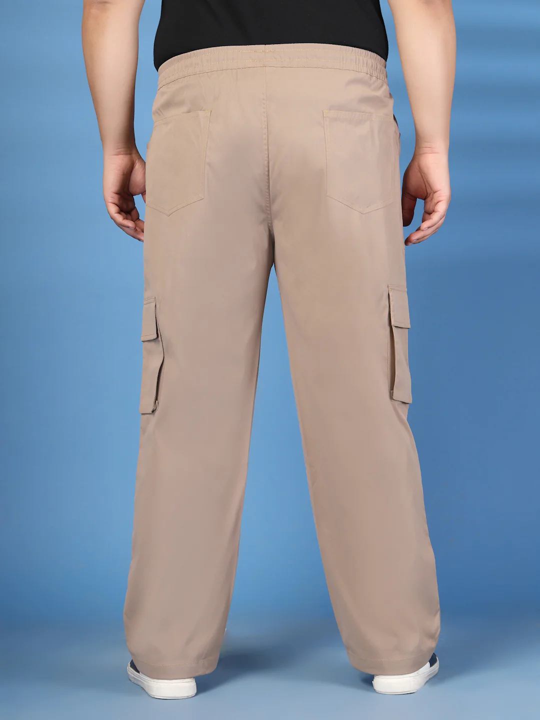Plus Size Men Relaxed-Fit Cargos Trousers - Image 6