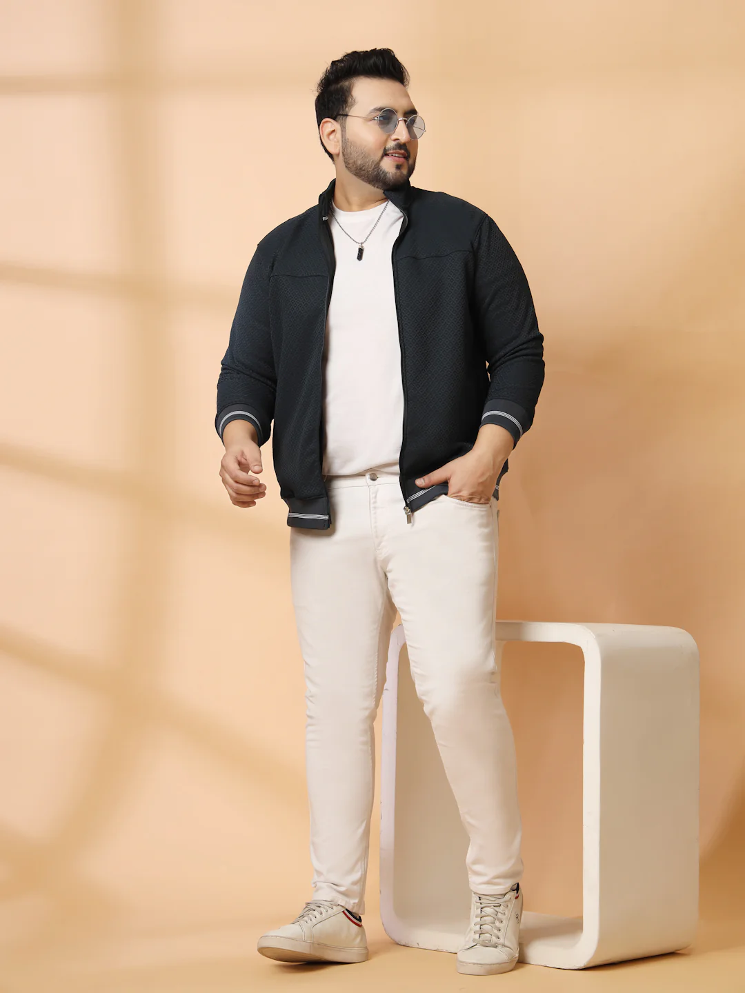 Plus Size Men Sporty Jacket - Image 2