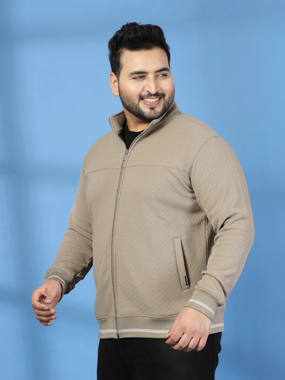 Plus Size Men Sporty Jacket - Image 7