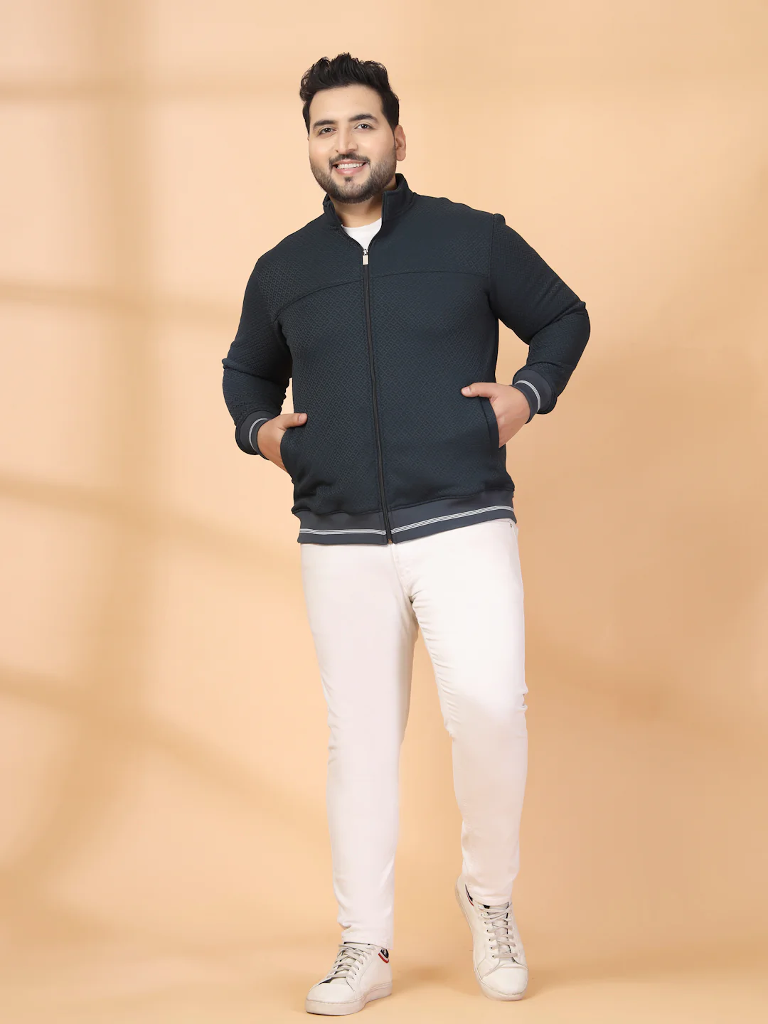 Plus Size Men Sporty Jacket - Image 4