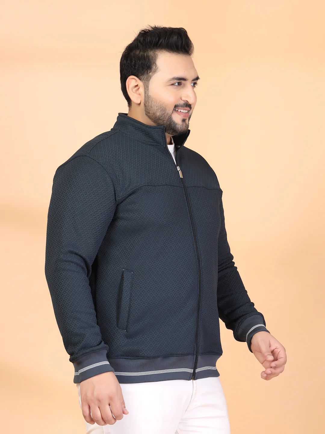 Plus Size Men Sporty Jacket - Image 7