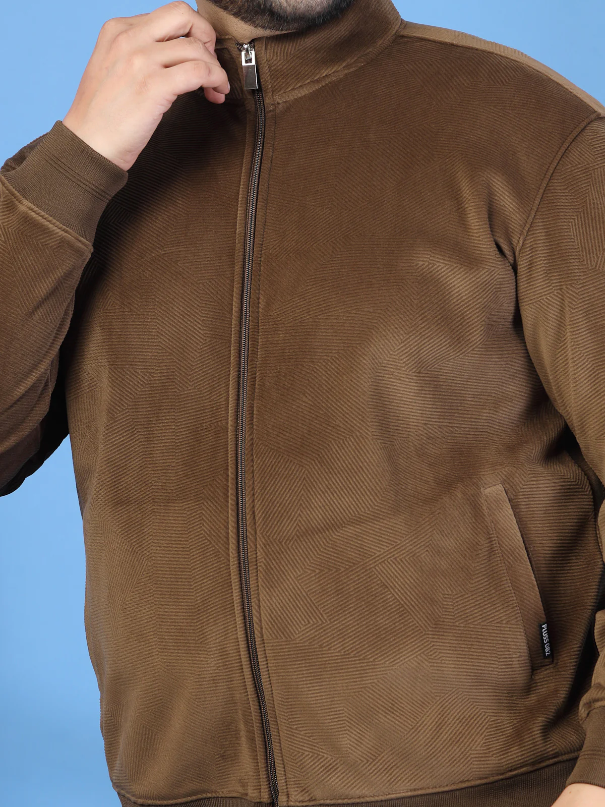 Plus Size Mock Collar Jacket - Image 5