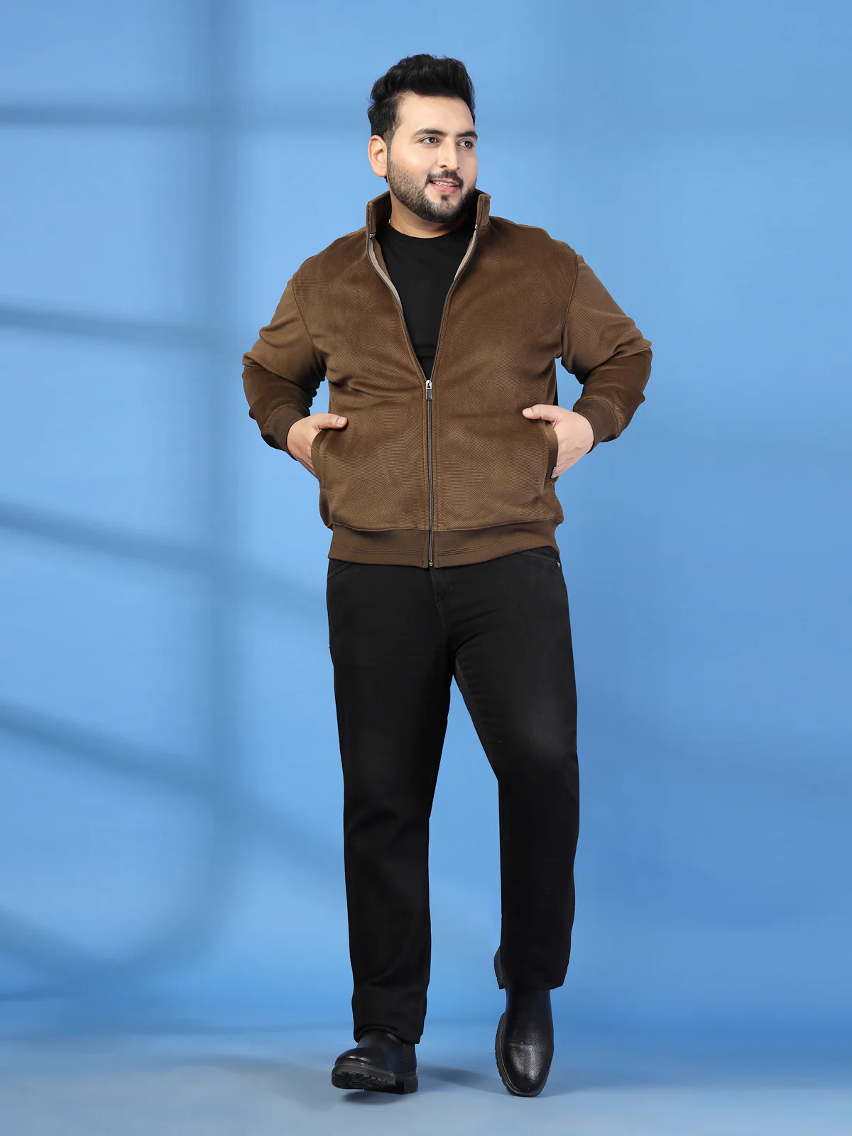 Plus Size Mock Collar Jacket - Image 6