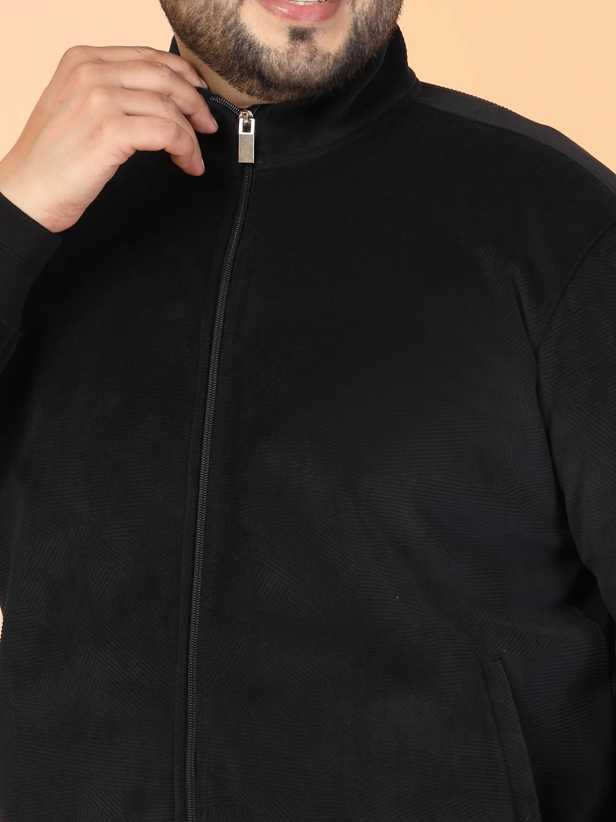 Plus Size Mock Collar Jacket - Image 5