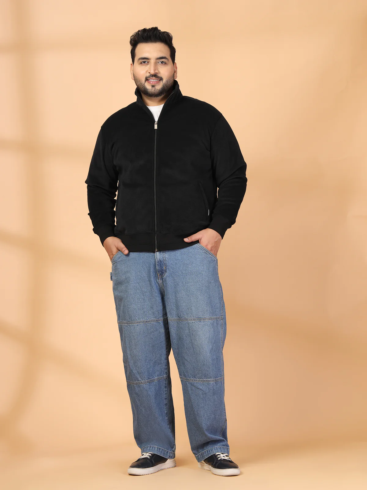 Plus Size Mock Collar Jacket - Image 6