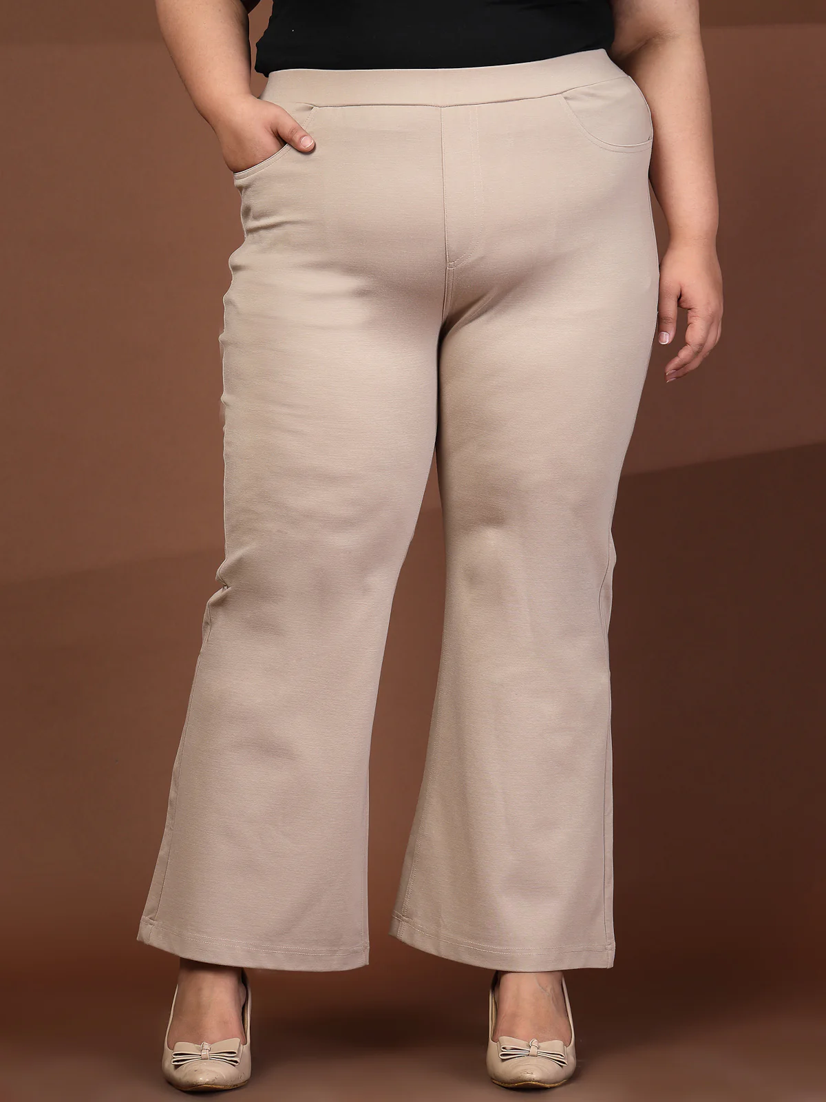 Plus Size Regular Fit Jeggings - Image 60
