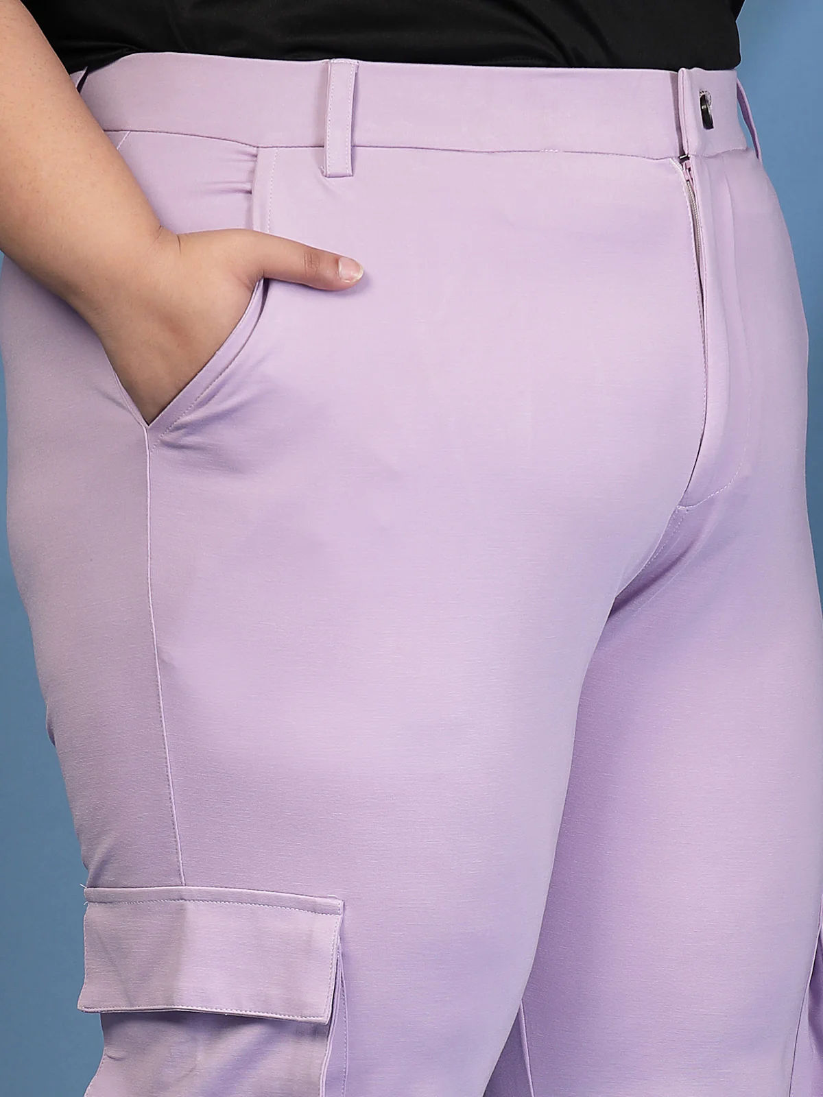 Plus Size Regular Fit Mid-Rise Cargo - Image 2