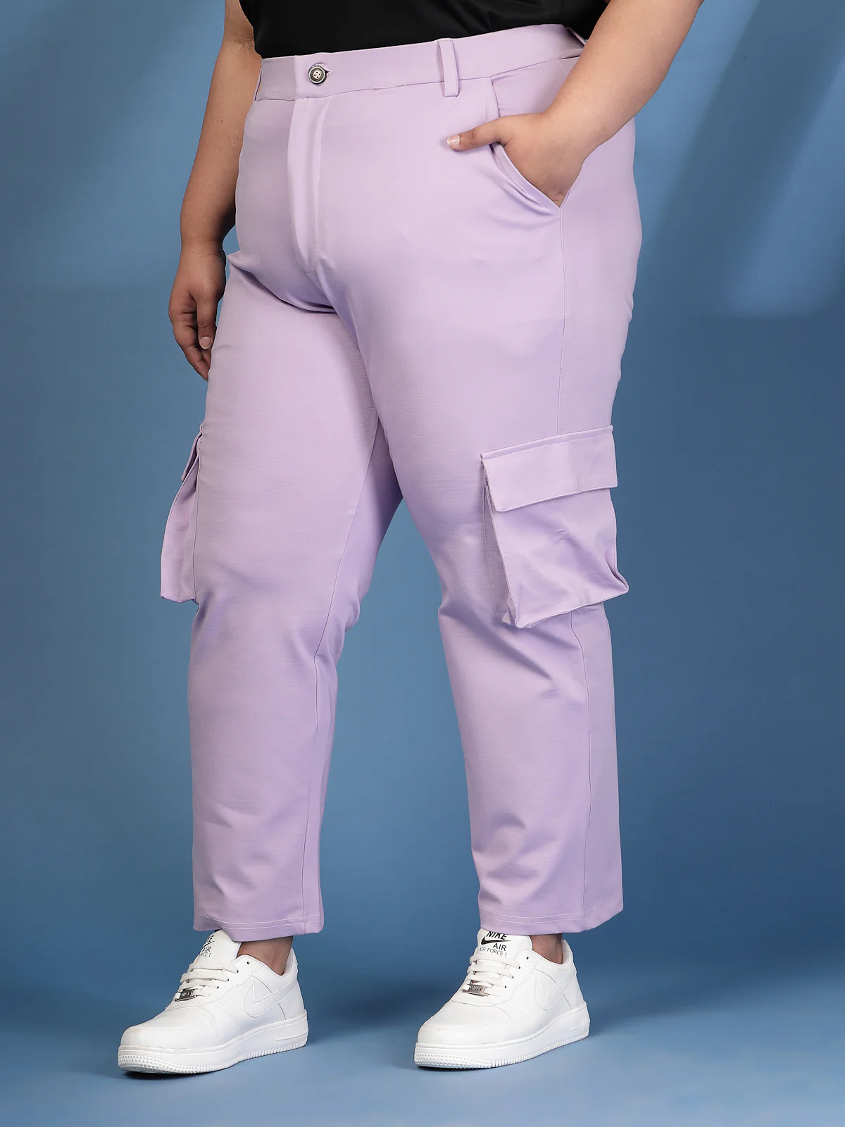 Plus Size Regular Fit Mid-Rise Cargo - Image 4