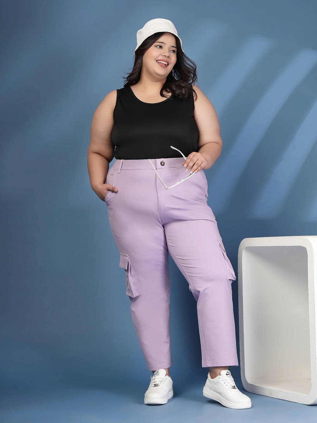 Plus Size Regular Fit Mid-Rise Cargo - Image 7