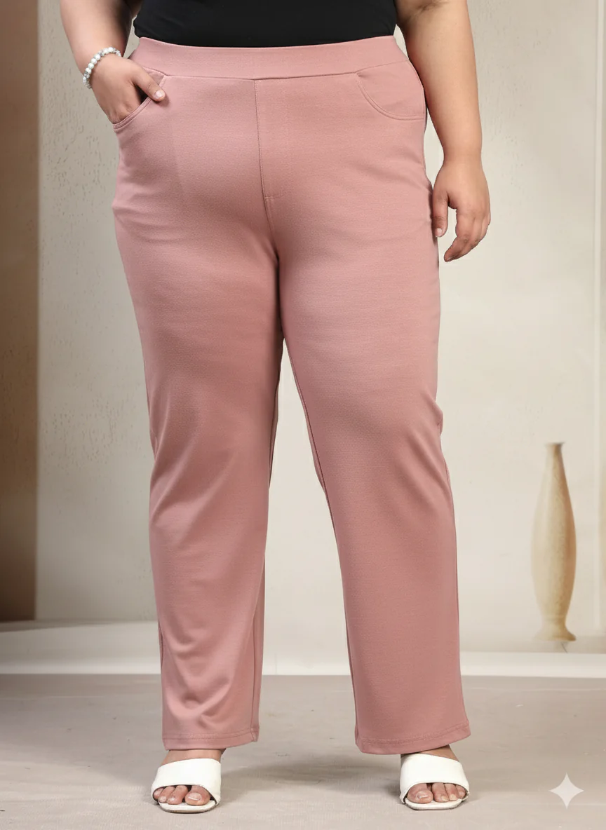 Plus Size Regular Fit Slip-On Jeggings - Image 9