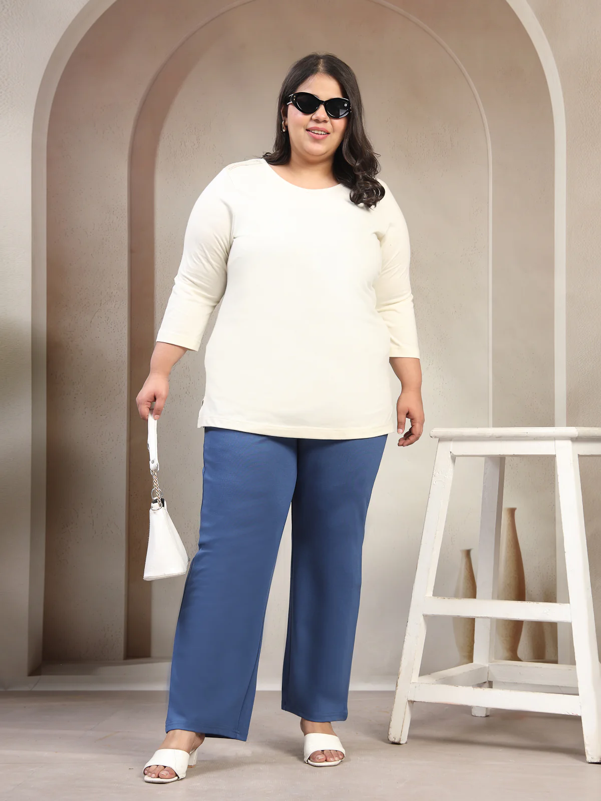 Plus Size Regular Fit Slip-On Jeggings - Image 28