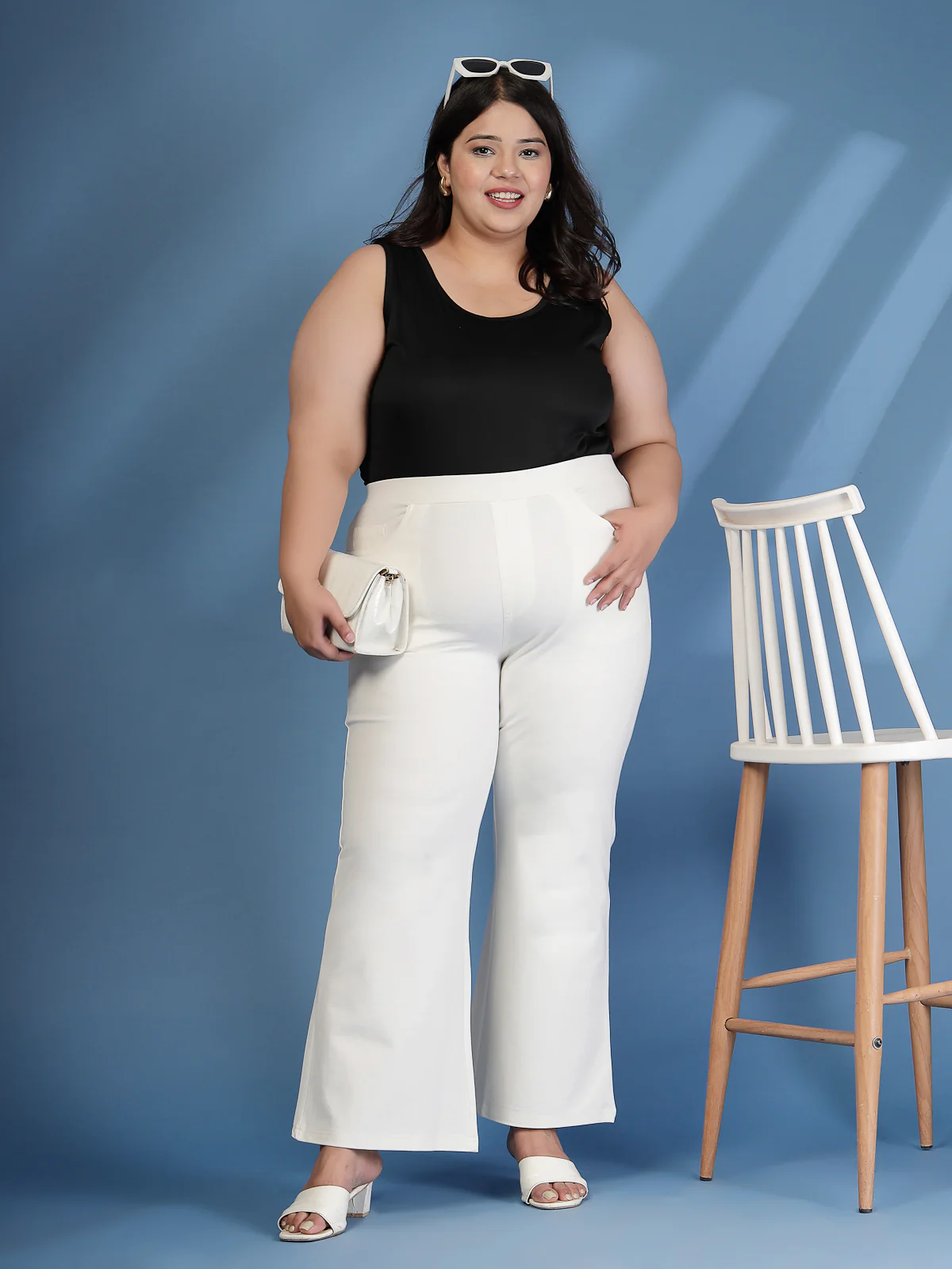 Plus Size Regular Fit Slip-On Jeggings - Image 36