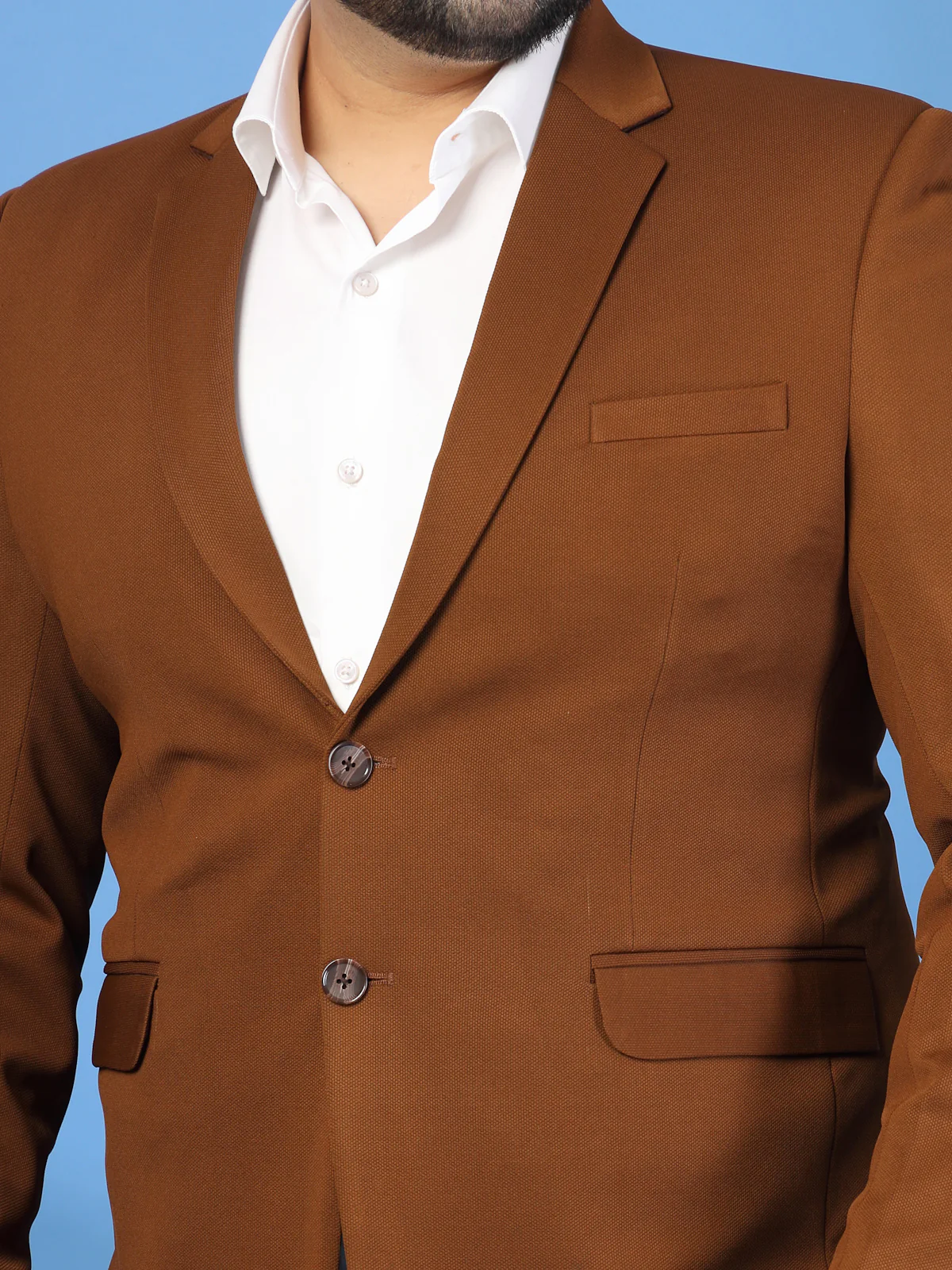 Plus Size Single Breasted Blazer - Image 4