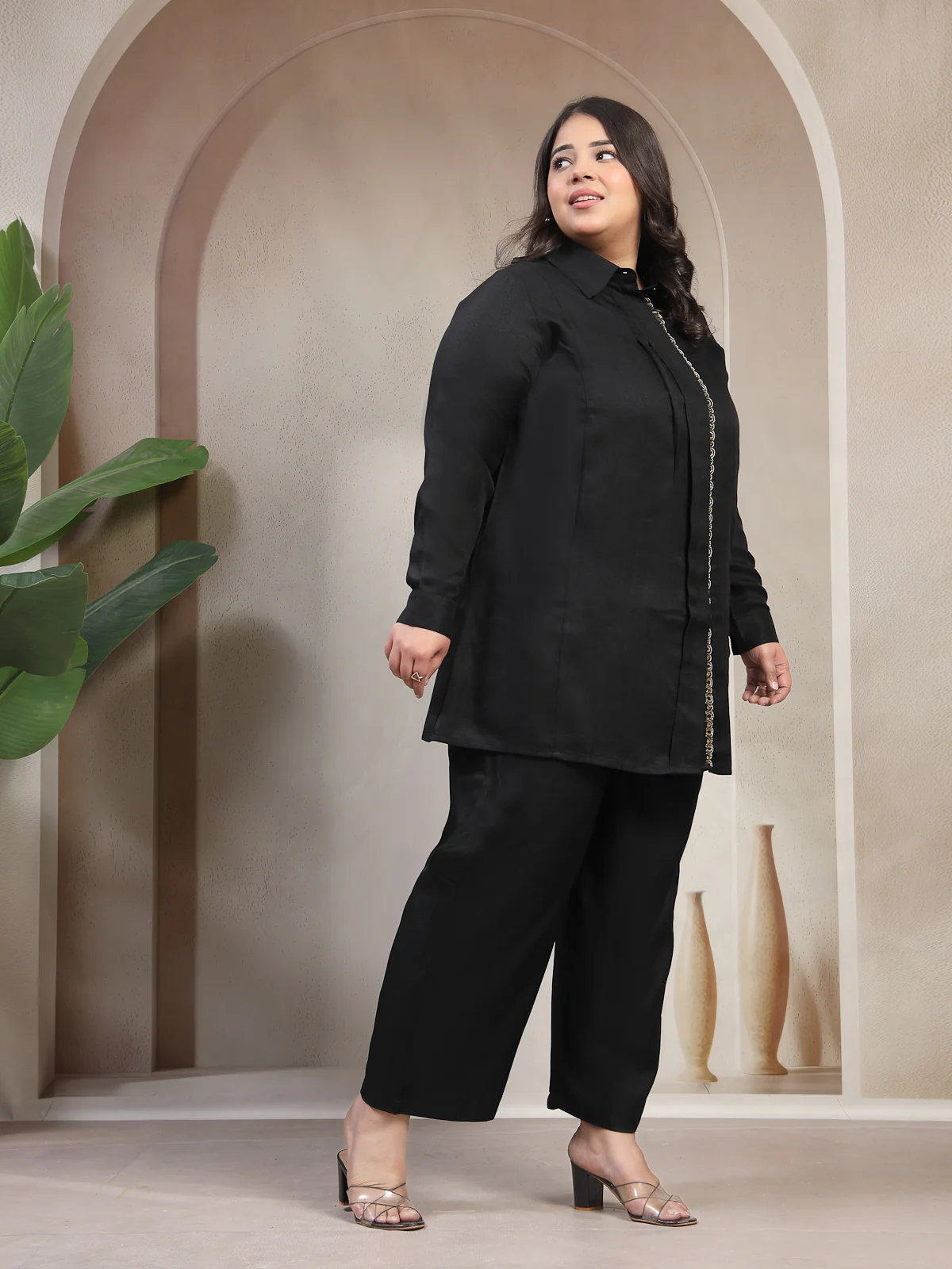 Plus Size Tunic With Hand Embellishment - Image 5