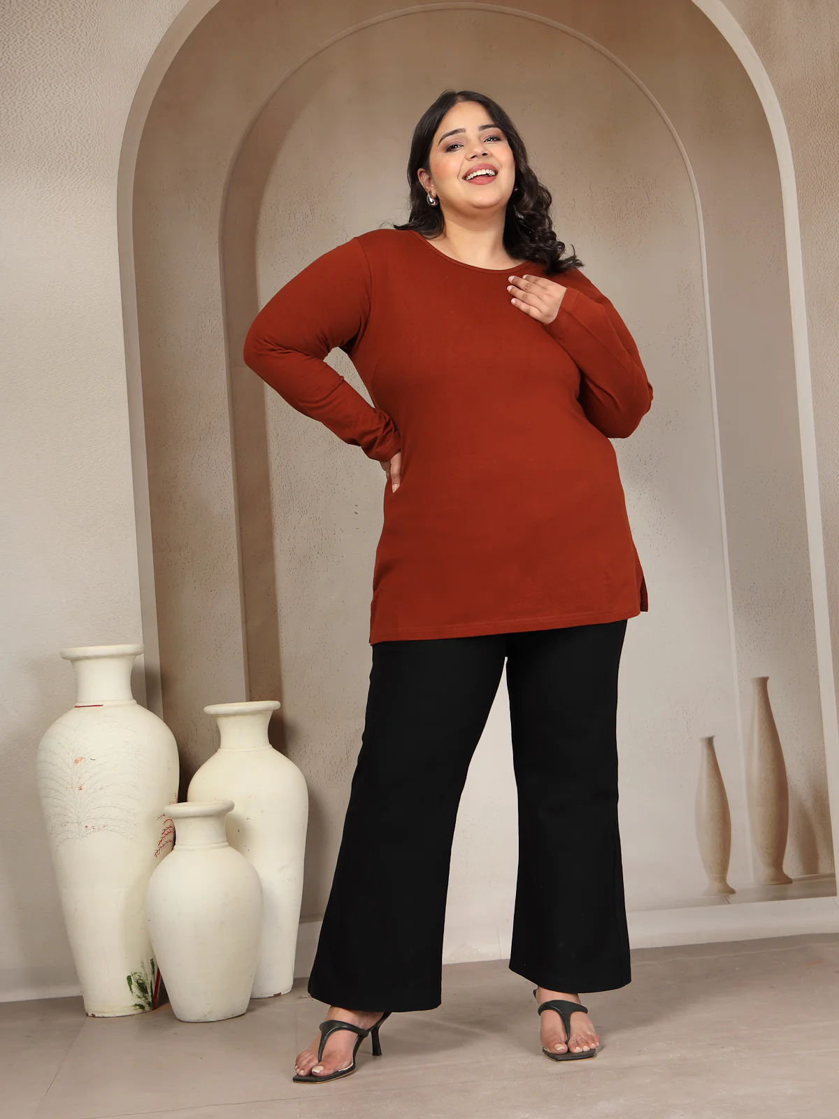 Plus Size Wine T-shirt - Image 6