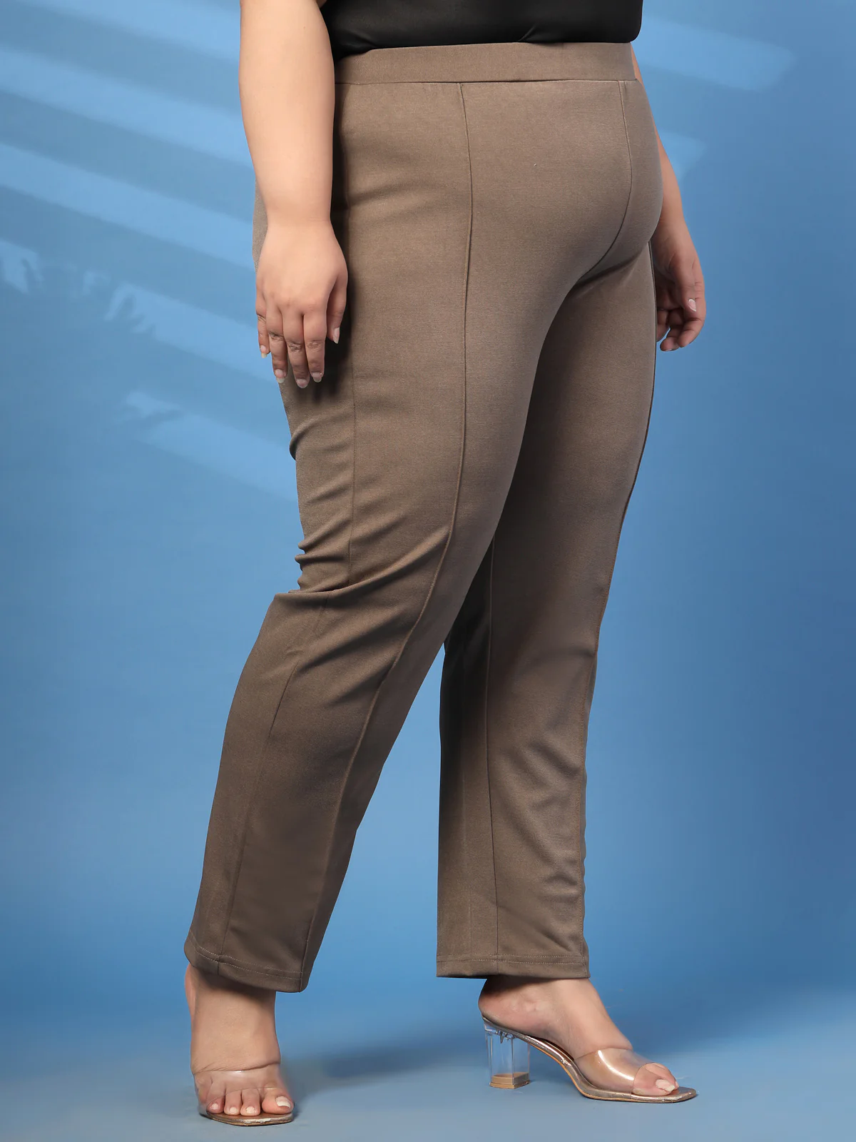 Plus Size Relaxed Fit Slip-On Jeggings - Image 12