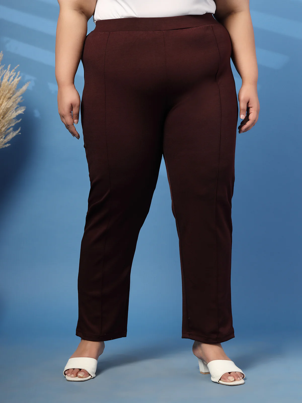 Plus Size Relaxed Fit Slip-On Jeggings - Image 27