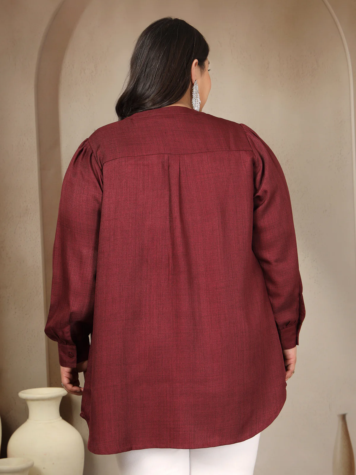 Plus Size Swarovski Embellished Tunic - Image 9