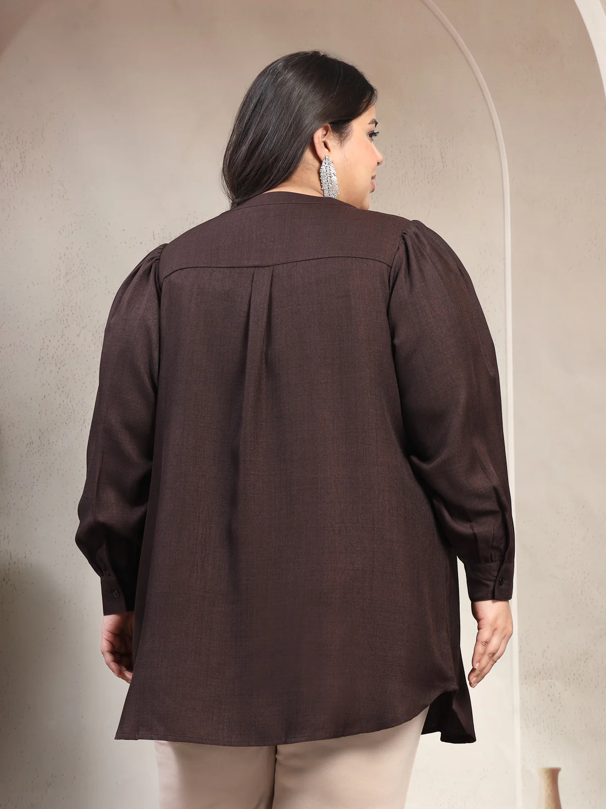 Plus Size Swarovski Embellished Tunic - Image 3