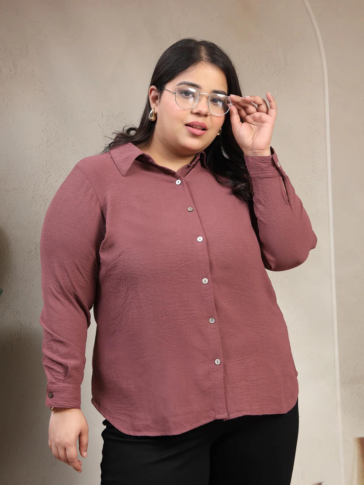 Plus Size Women Casual Shirt - Image 3