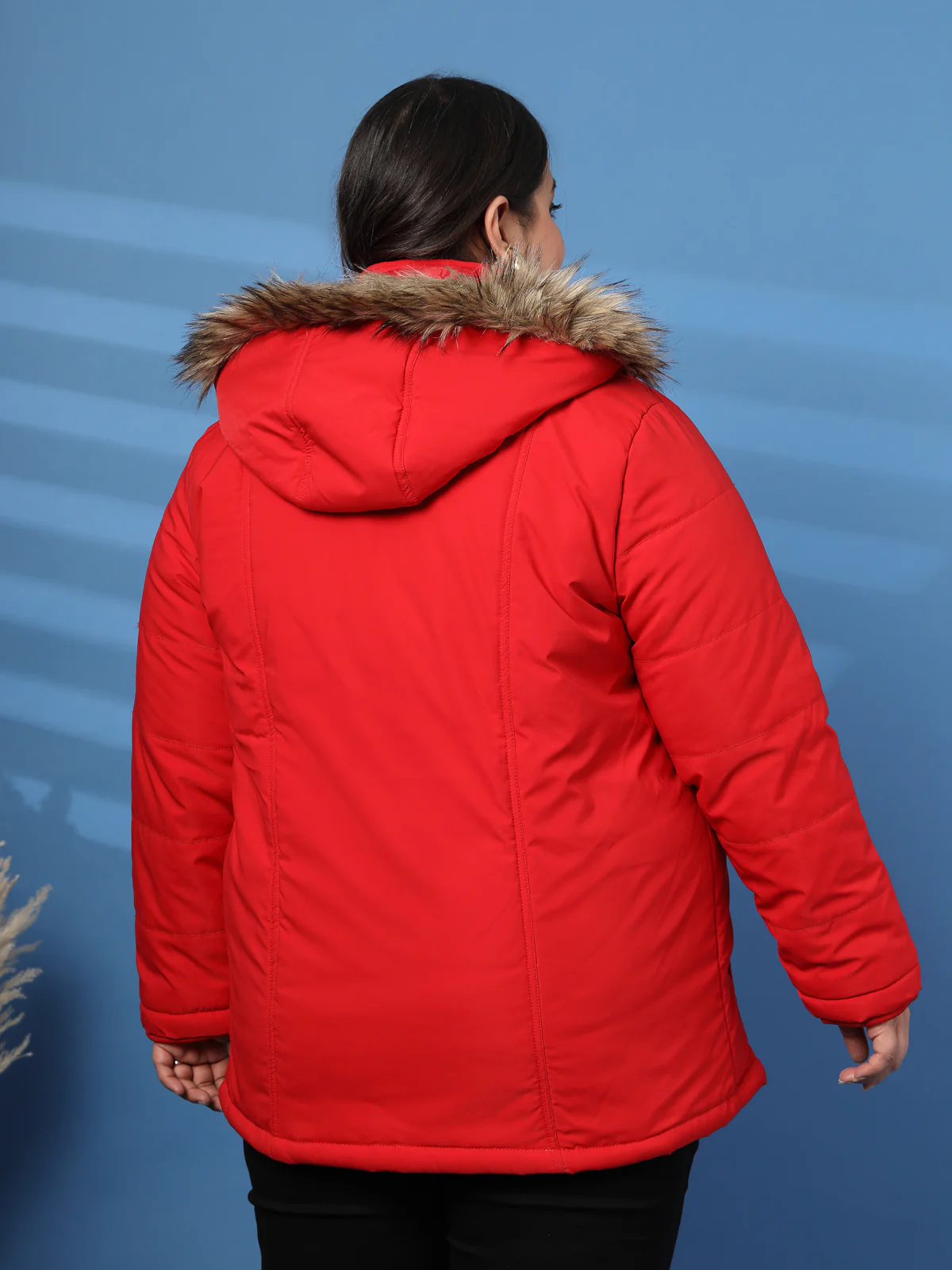 Plus Size Women Lightweight Puffer Jacket - Image 11
