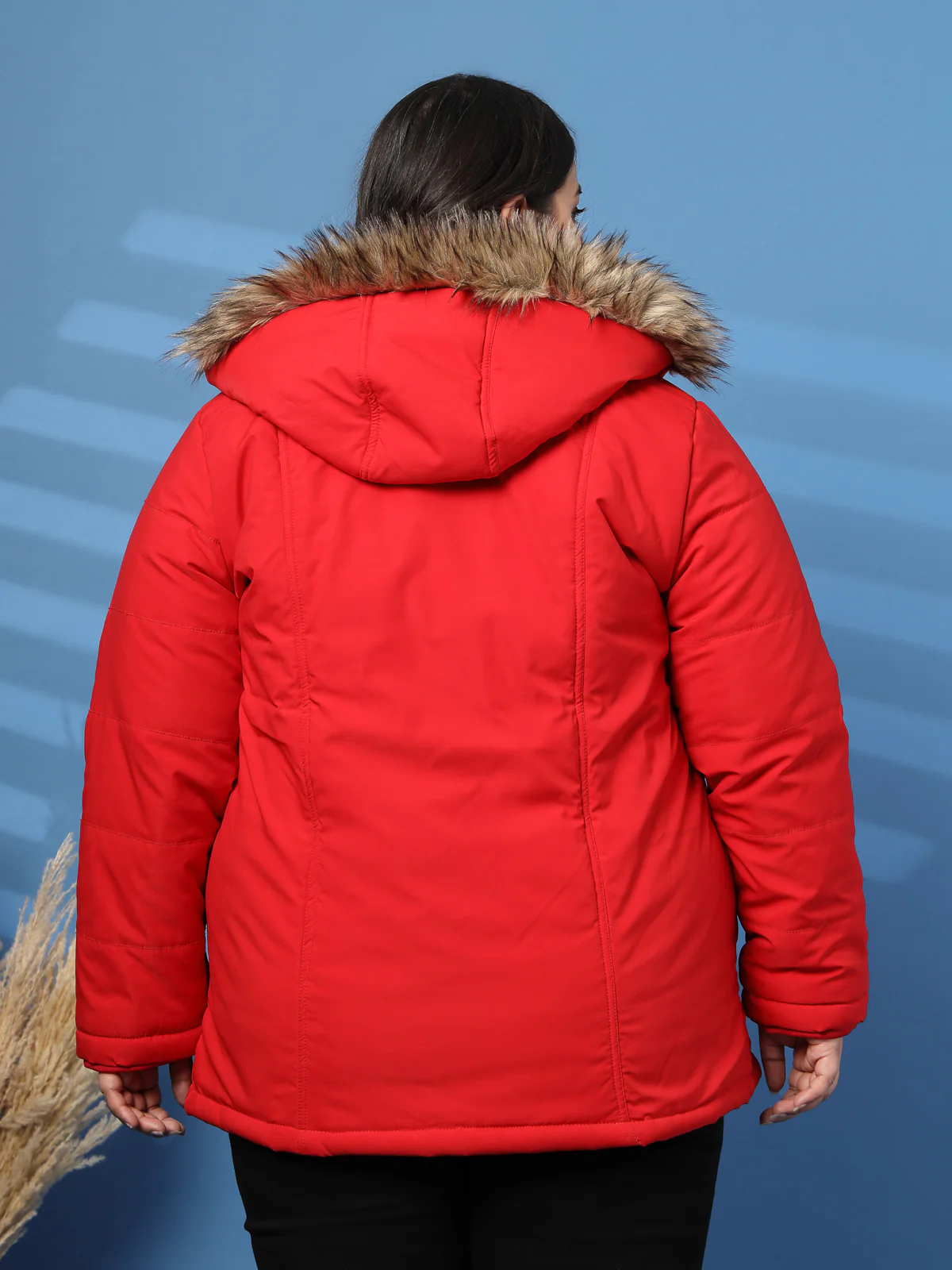 Plus Size Women Lightweight Puffer Jacket - Image 9