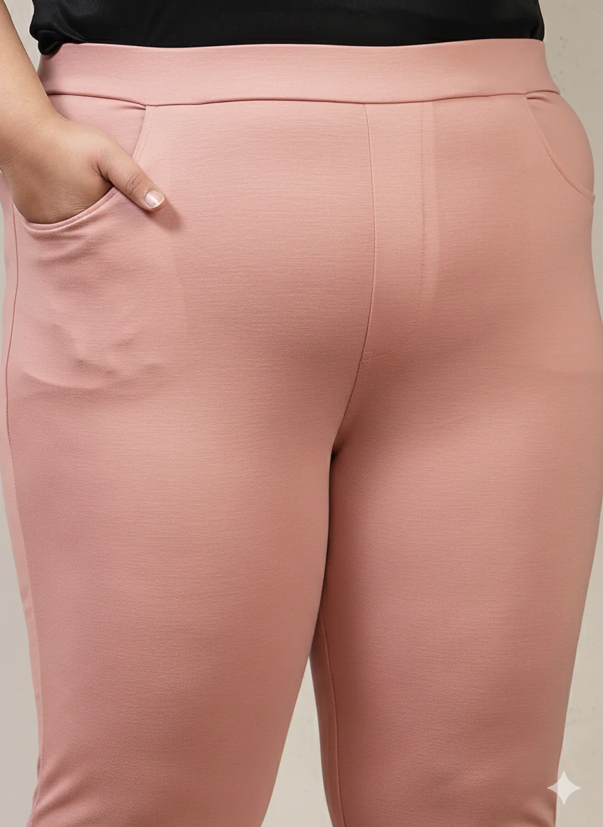 Plus Size Women Regular Fit Jeggings - Image 3