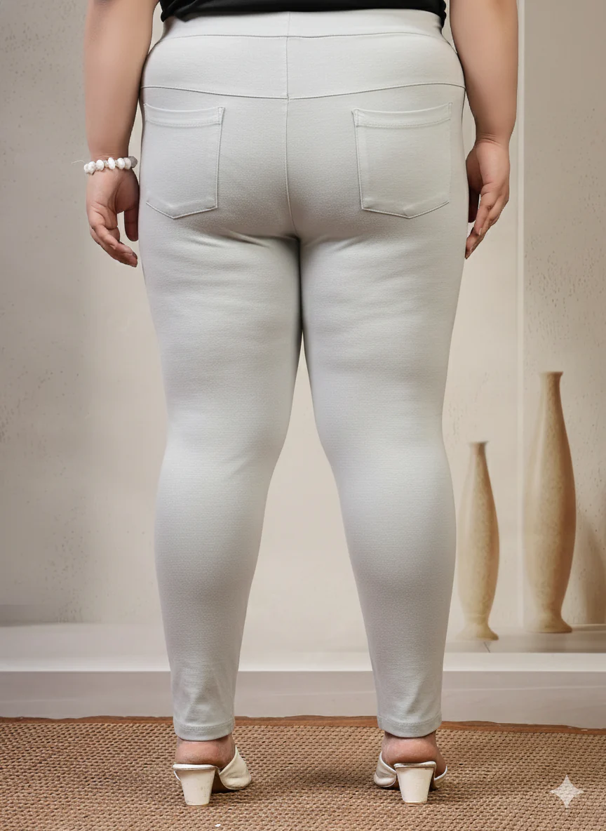 Plus Size Women Regular Fit Jeggings - Image 4