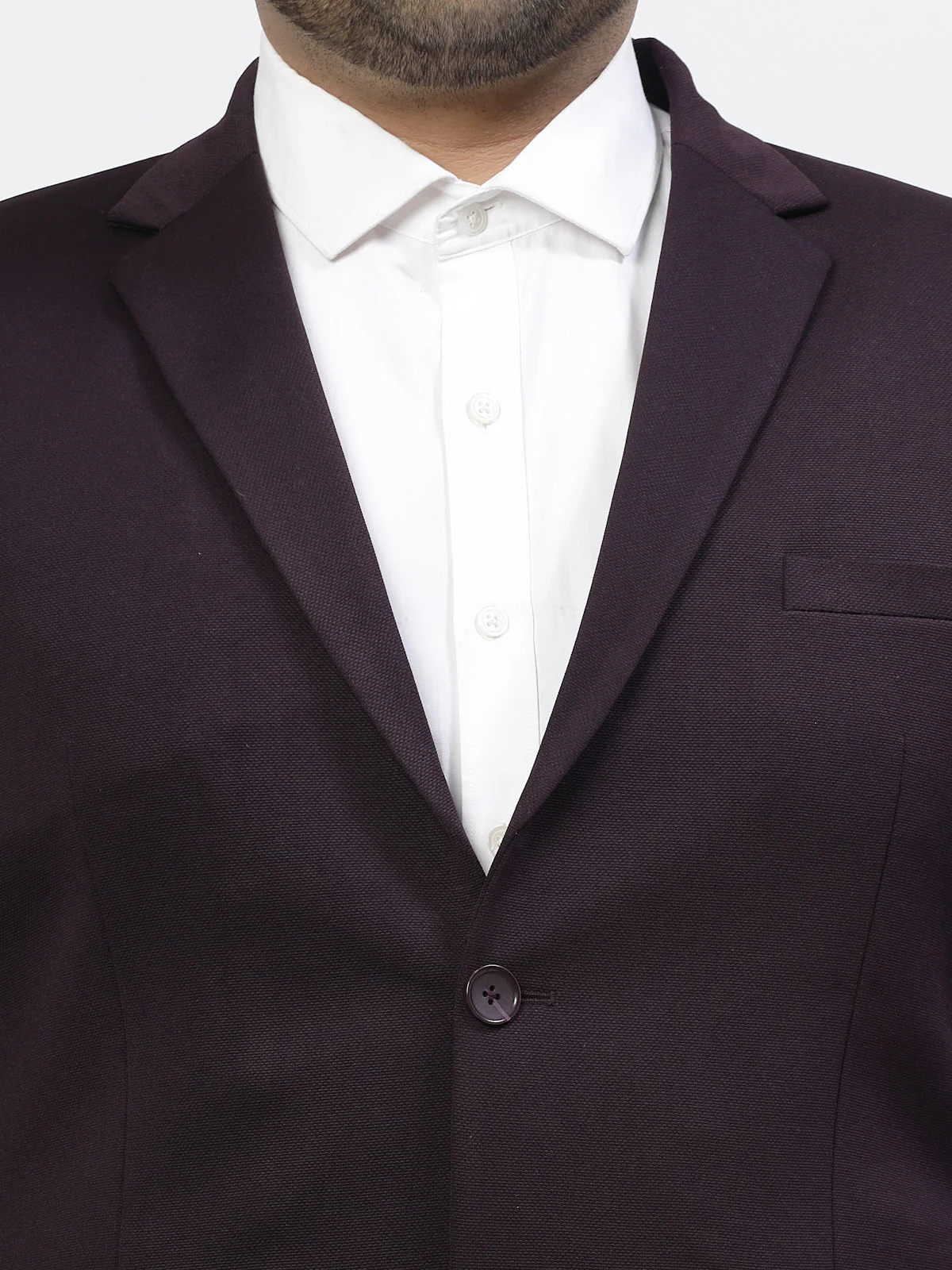 Plus Size Single Breasted Formal Blazer - Image 4