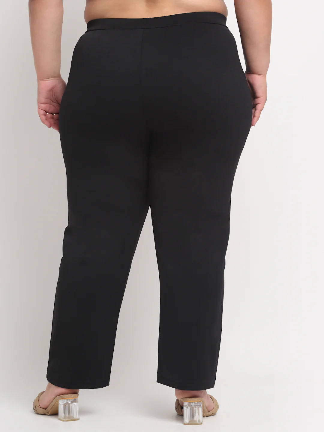 Plus Size Women  Black Jeggings - Image 5